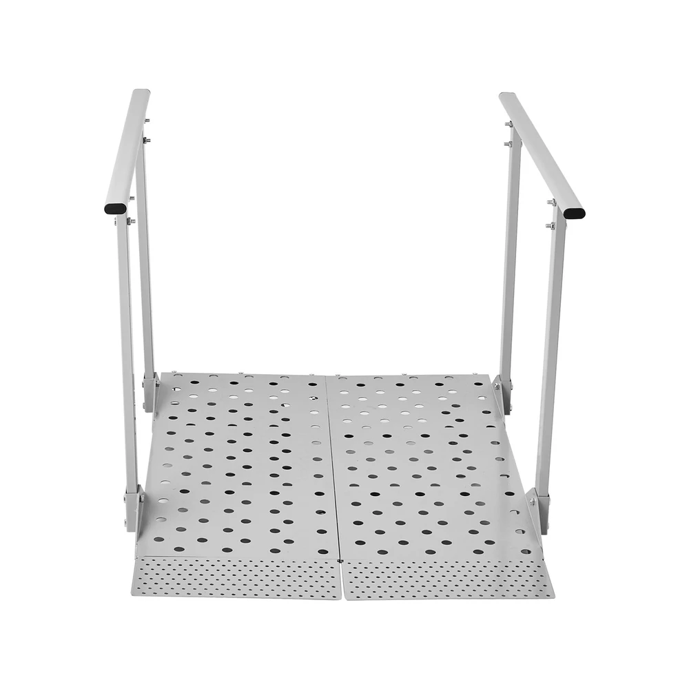 VEVOR Neįgaliojo vežimėlio rampa su turėklais 1140 x 850 mm