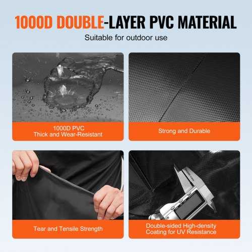 VEVOR Nešiojamas vandens laikymo bakas 1000L PVC