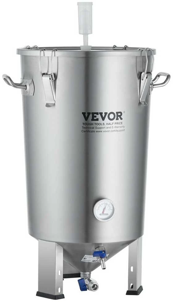 VEVOR Nerūdijančio plieno 30L alaus fermentatorius