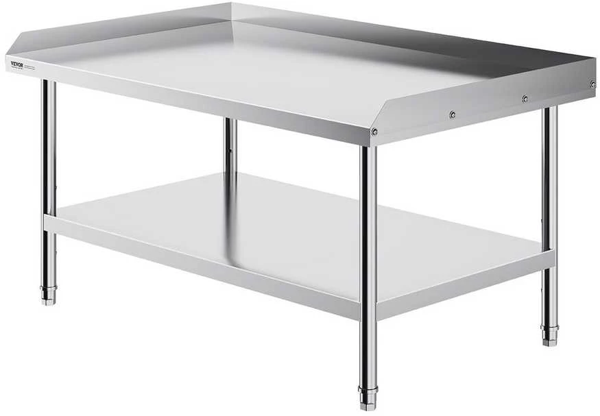 VEVOR Nerūdijančio plieno darbo stalas 76x122 cm