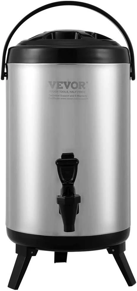 VEVOR Nerūdijančio plieno izoliacinis gėrimų dozatorius, 7.6 L