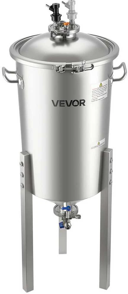 VEVOR Nerūdijančio plieno kūginis fermenteris 30L