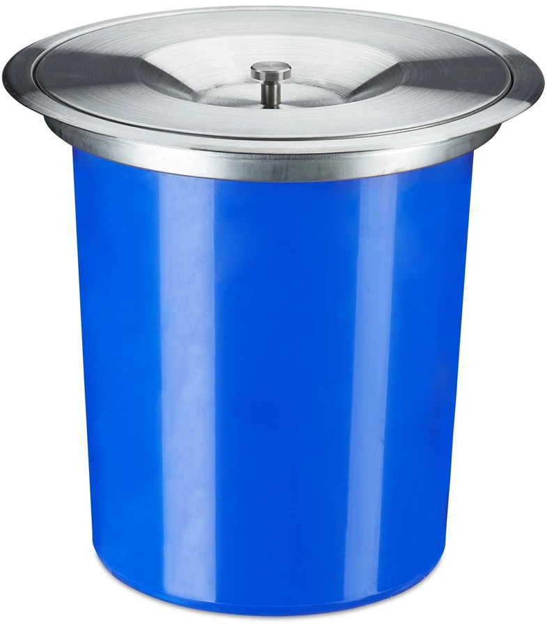 Relaxdays Nerūdijančio plieno šiukšliadėžė 5 l