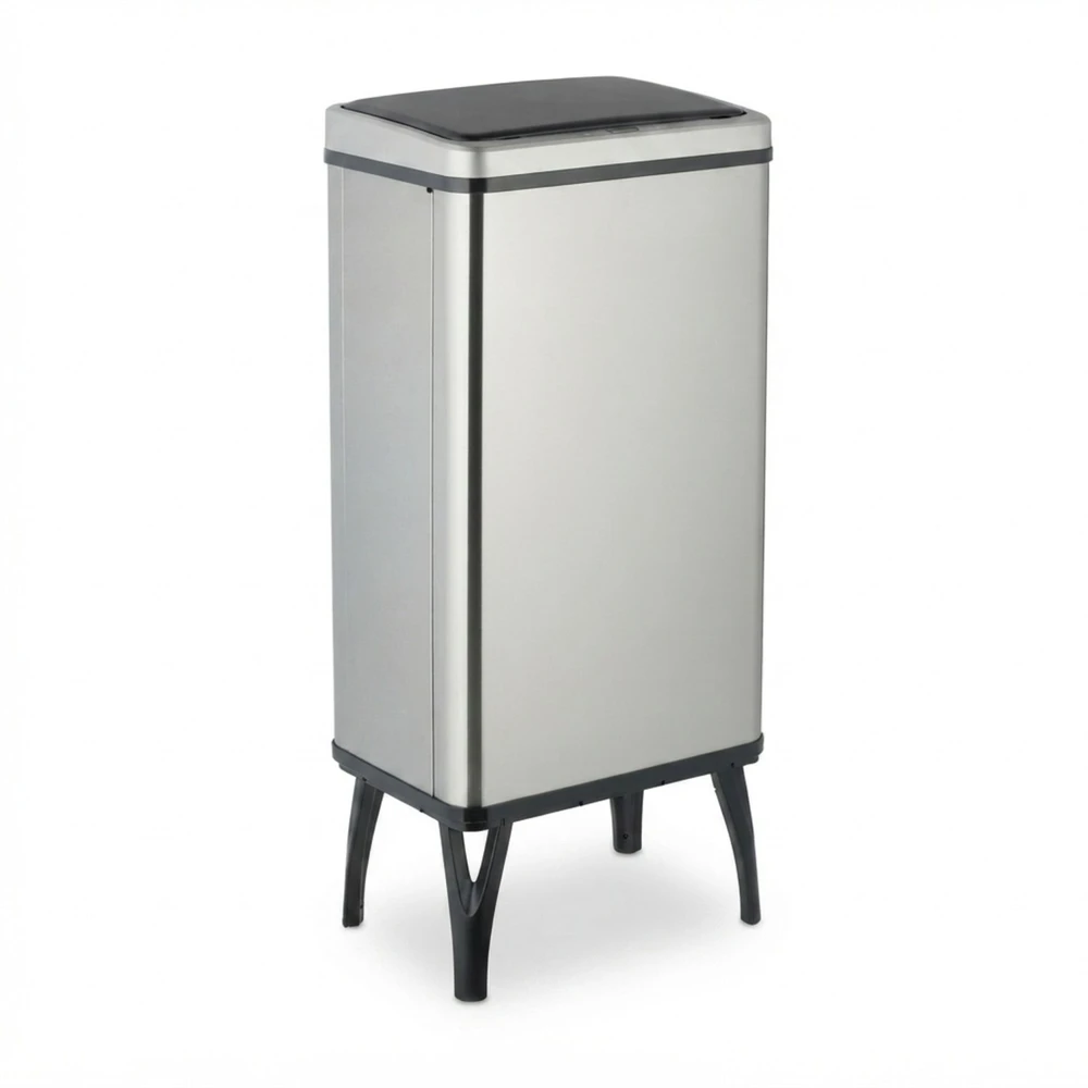 Relaxdays Nerūdijančio plieno šiukšliadėžė su jutikliu