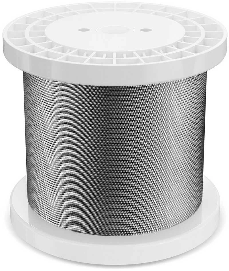 VEVOR Nerūdijančio plieno trosas 1/8" 1000 pėdų