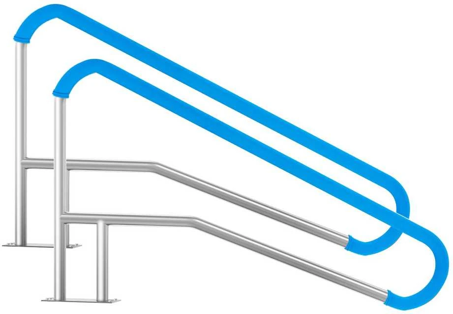 VEVOR Nerūdijančio plieno turėklai 1395 x 810 mm baseinams