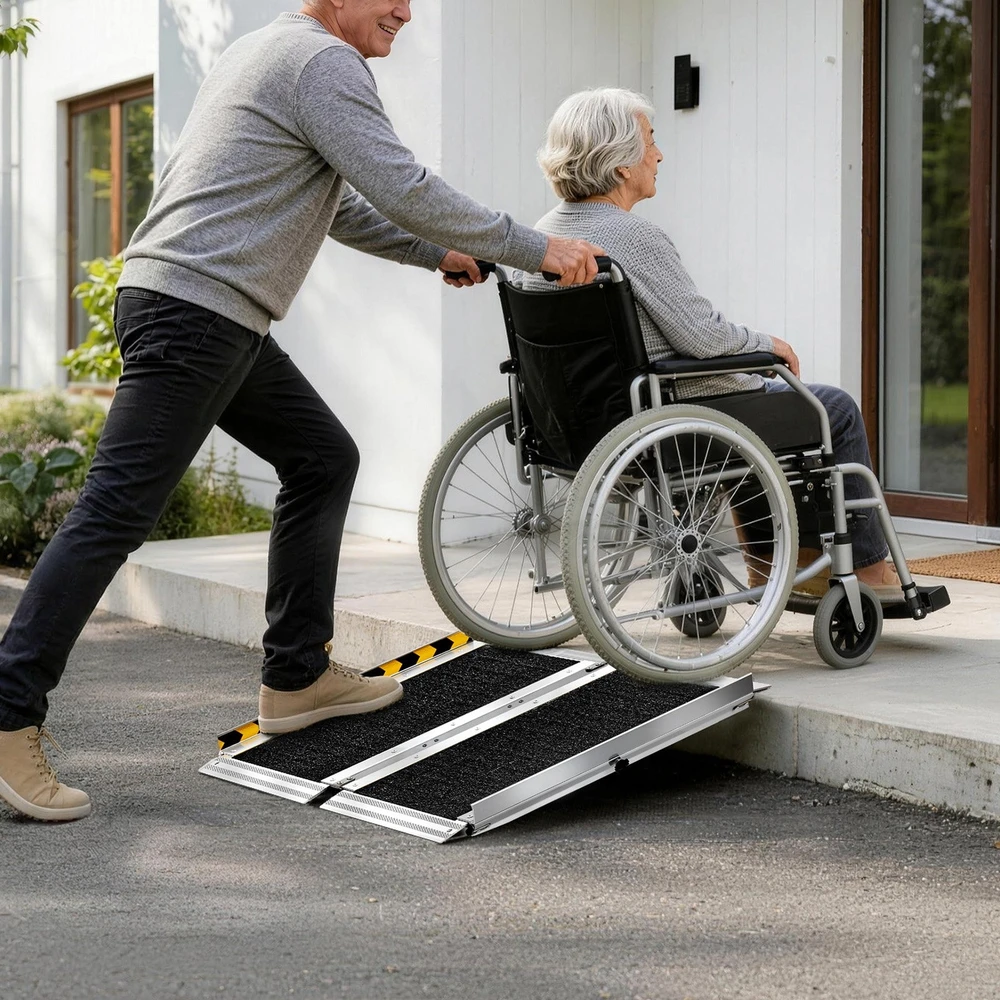VEVOR Nešiojama neįgaliojo vežimėlio rampa 610 mm