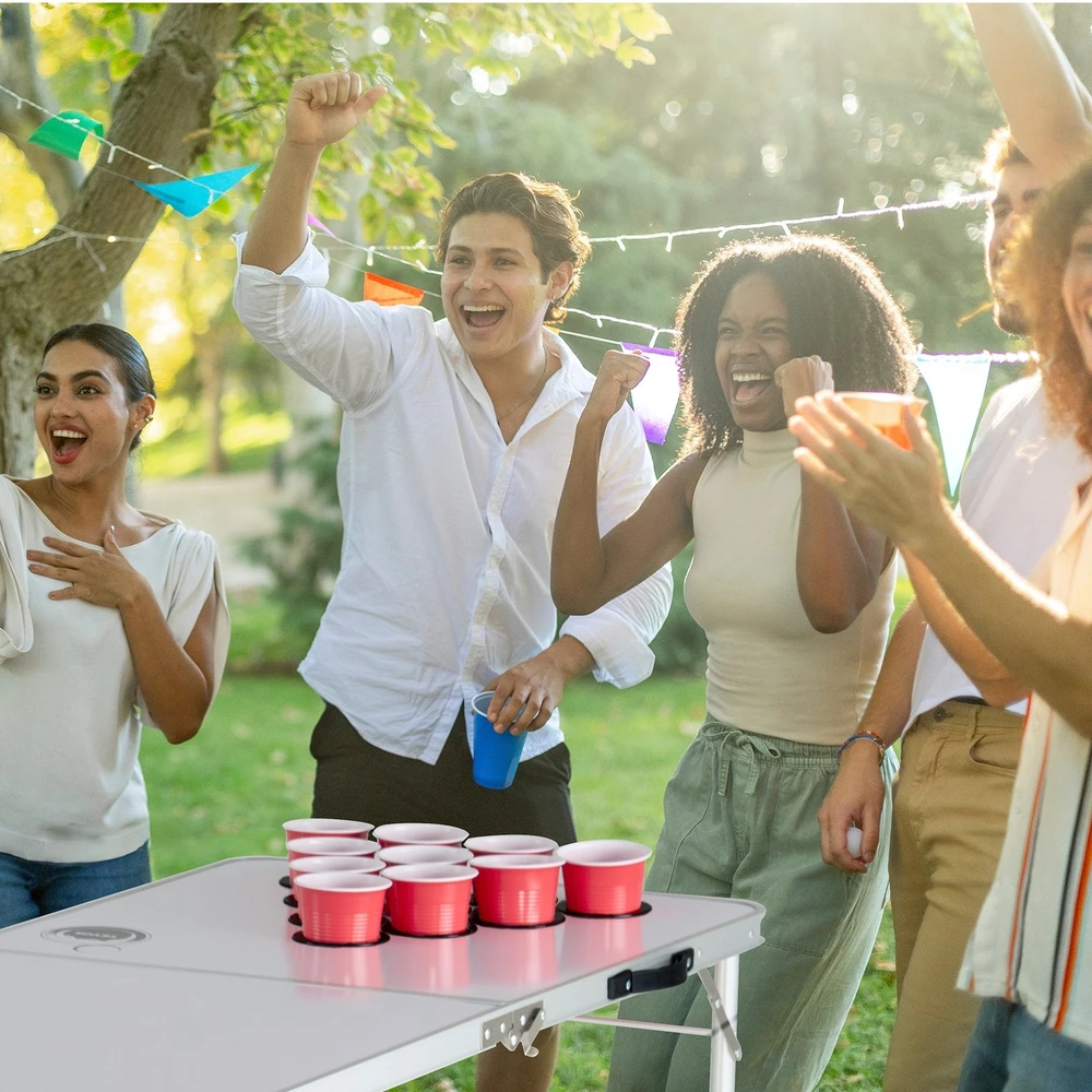 VEVOR Nešiojamas beer pong stalas 2,4 m