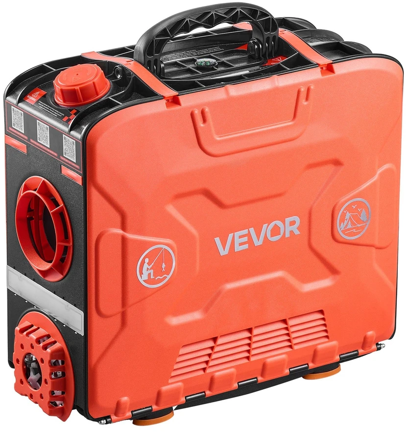 Vevor Portatyvus dyzelinis oro šildytuvas 8kW su Bluetooth valdymu ir LCD ekranu (380 x 150 x 410 mm)