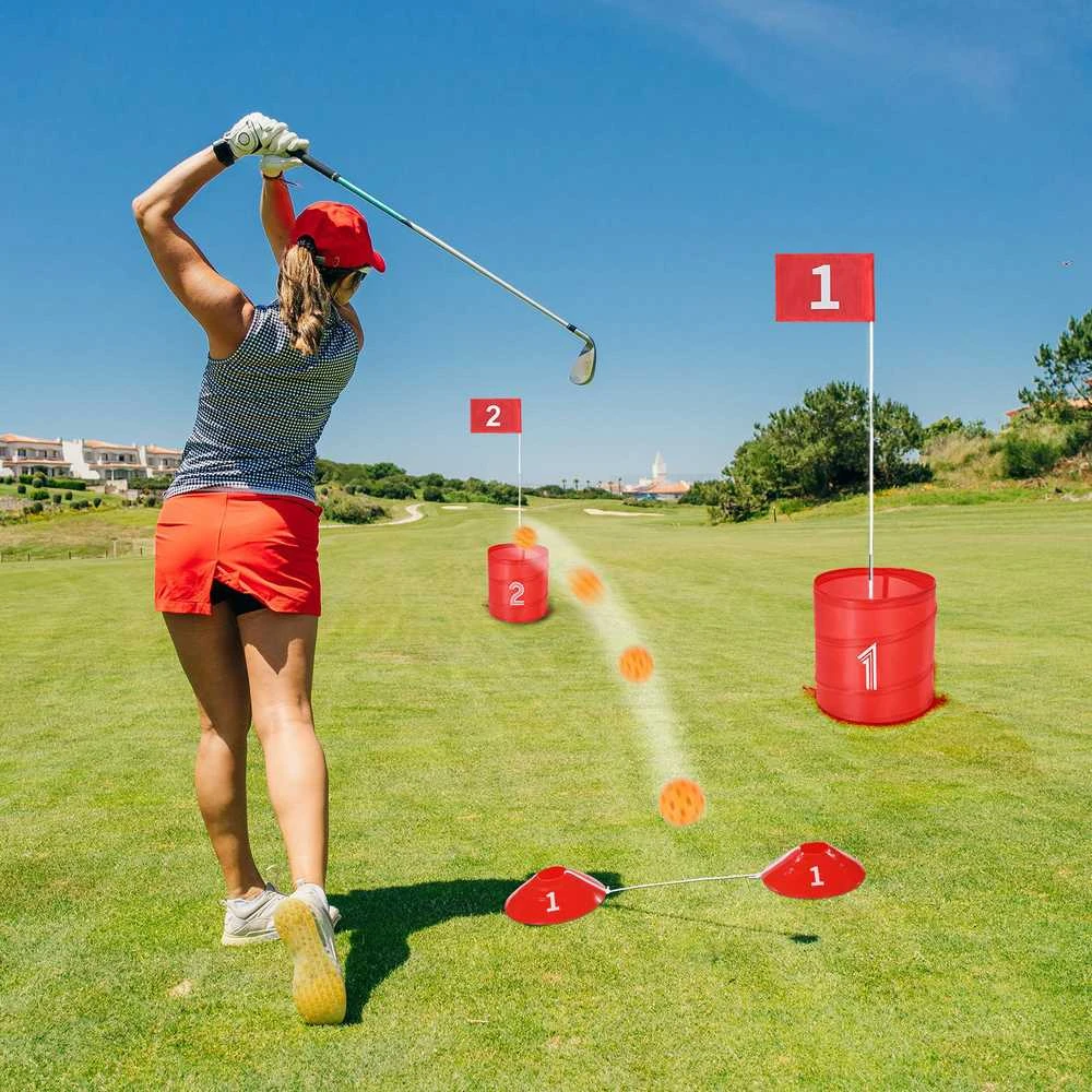 Vevor Nešiojamas golfas su krepšiais vaikams ir suaugusiesiems