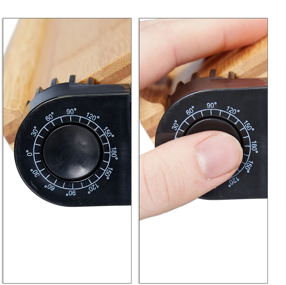 Relaxdays Nešiojamojo kompiuterio stovas iš bambuko ir aliuminio