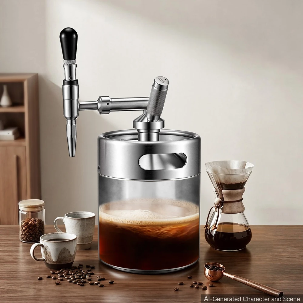 VEVOR Nitro cold brew kavos aparatas 4 l