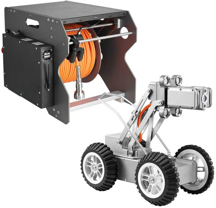 VEVOR Nuotekų vamzdžių tikrinimo robotas 60 m kamera
