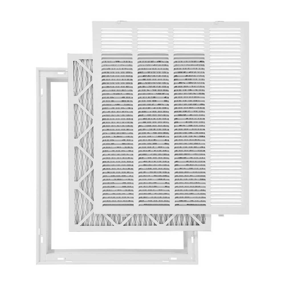 Vevor Oro filtro grotelės 50x63 cm su filtru