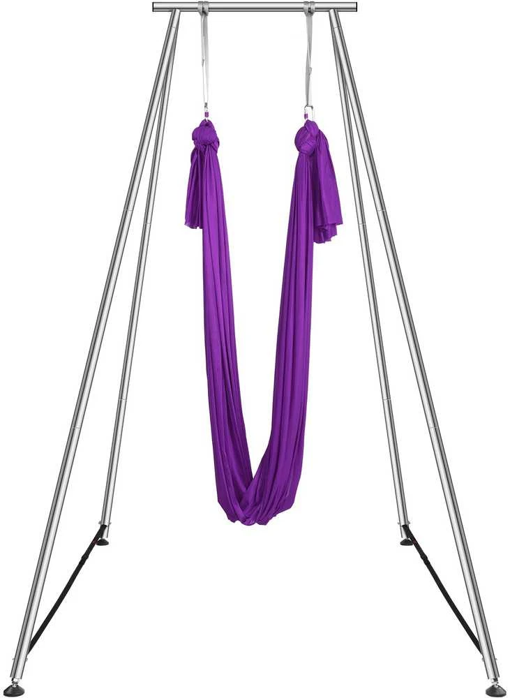 VEVOR Oro jogos stovas su hamaku, violetinis
