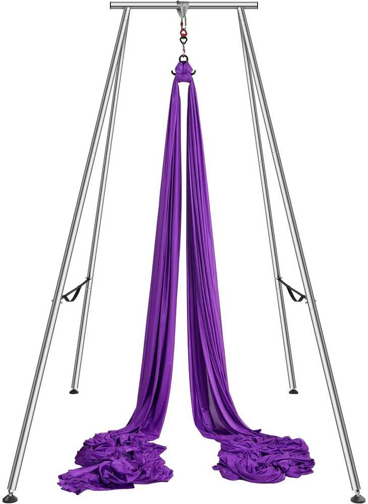 VEVOR Oro jogos stovas su hamaku, violetinis