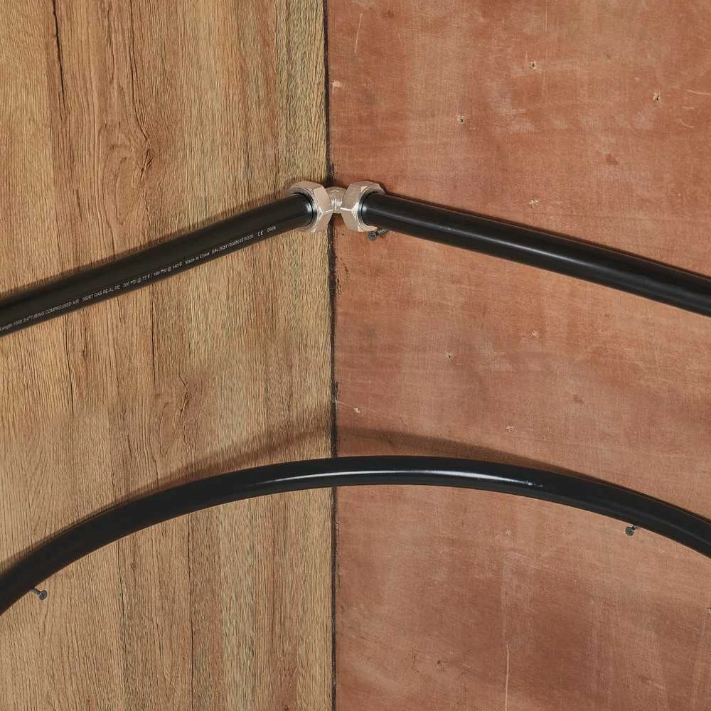 Vevor Oro kompresoriaus linijos komplektas 3/4'' x 60,96 m, juodas