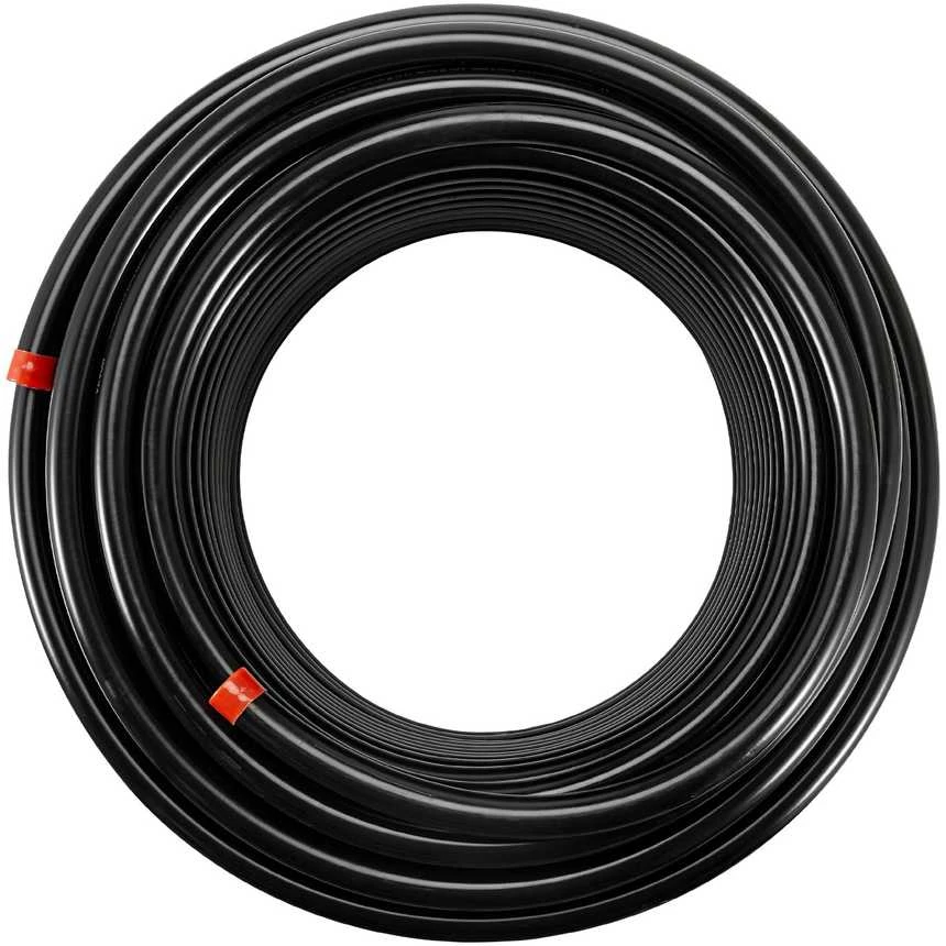 Vevor Oro kompresoriaus linijos komplektas 3/4'' x 60,96 m, juodas