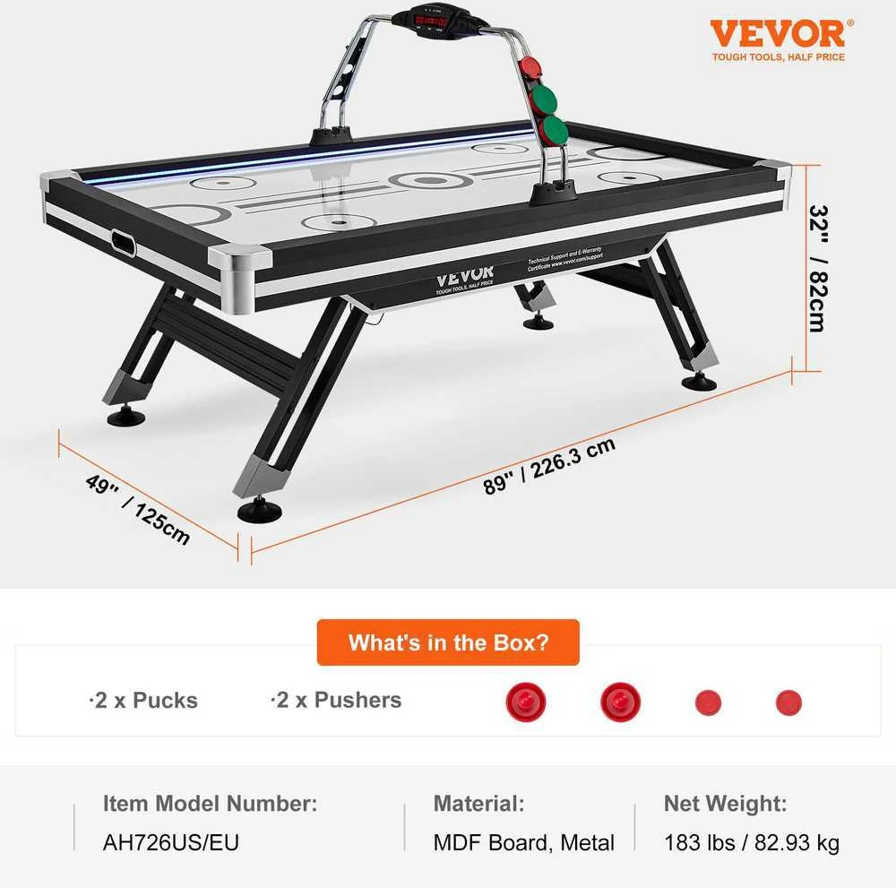 VEVOR Oro ritulio stalas su LED švieselėmis