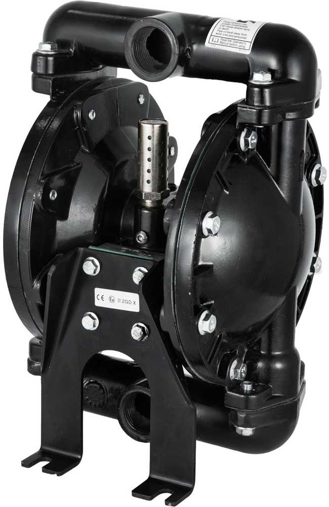 VEVOR Oro varomas dvigubas diafragminis siurblys QBY4-25L F46