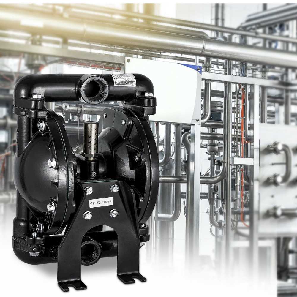 VEVOR Oro varomas dvigubas diafragminis siurblys QBY4-25L F46