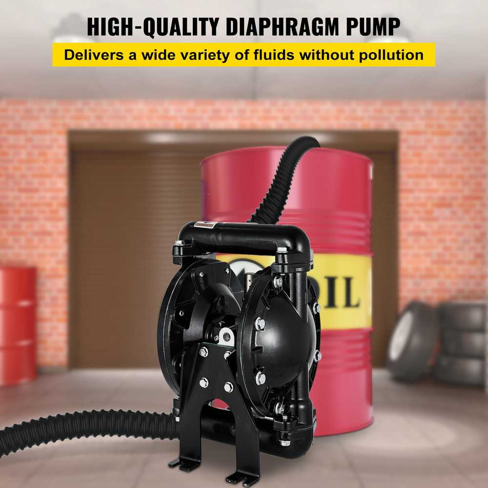 VEVOR Oro varomas dvigubas diafragminis siurblys QBY4-25L F46
