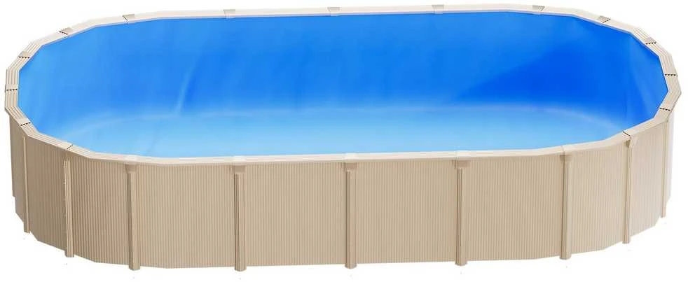VEVOR Ovalinis baseino įklotas, 375 x 732 cm