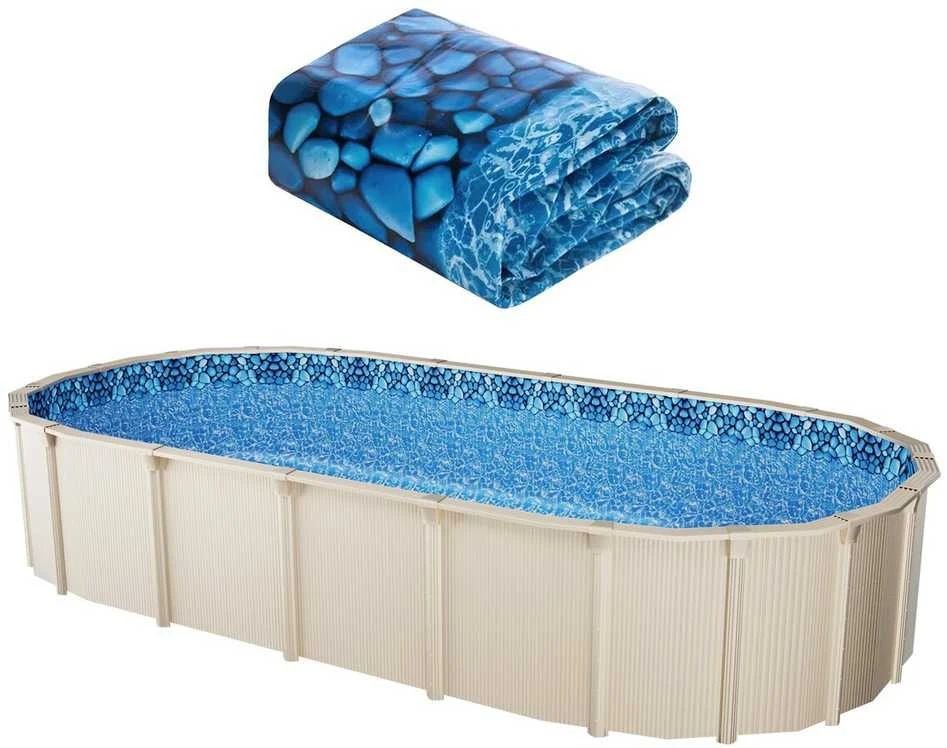 VEVOR Ovalios formos baseino įdėklas 15x30 pėdų