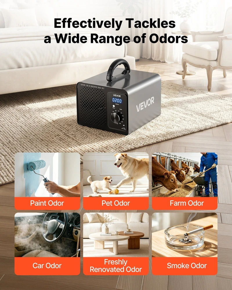 Ozono generatorius 36000 mg/h iki 300 m²
