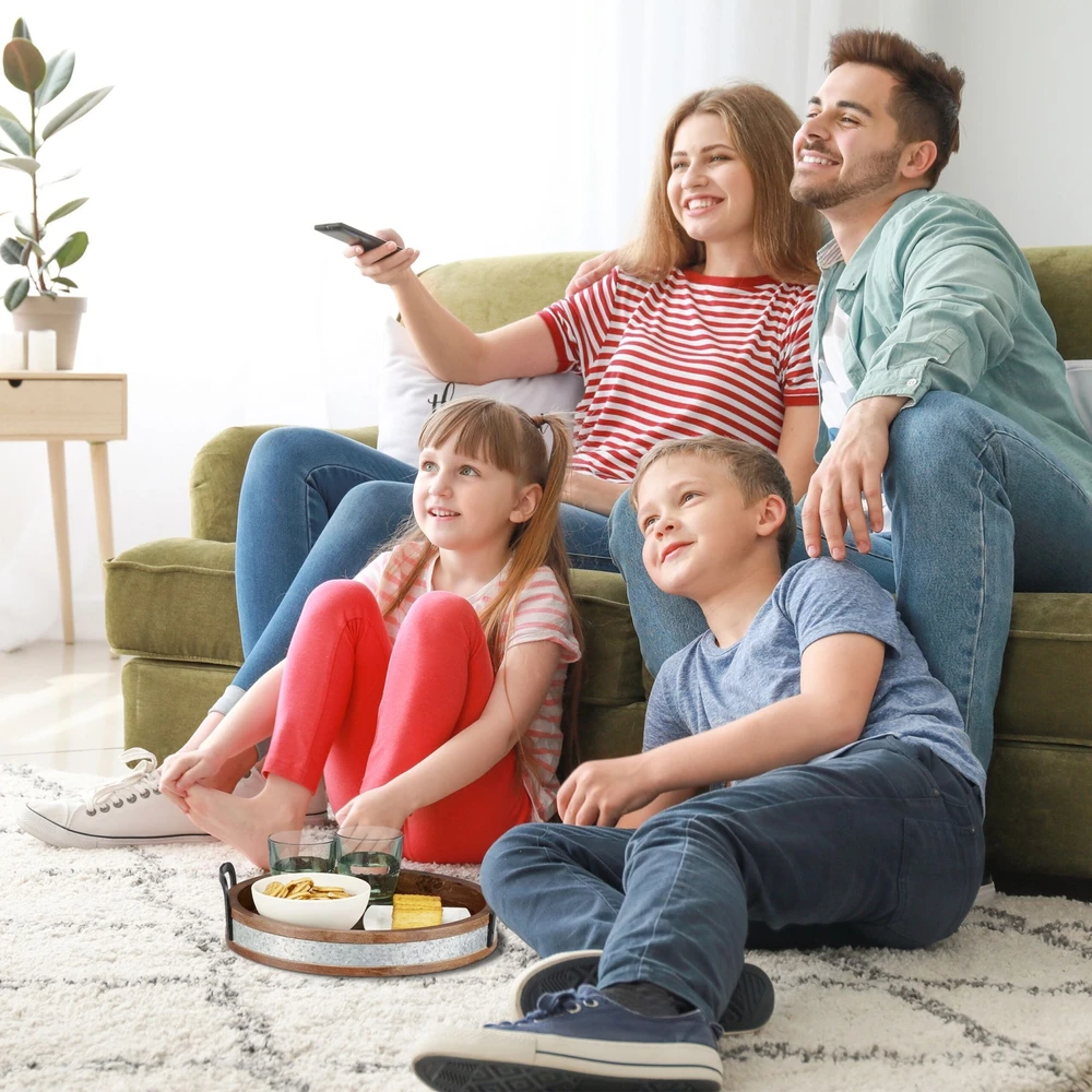 Relaxdays Padėklas serviravimui iš mango medienos