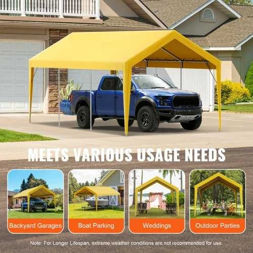 VEVOR Pakeitinė pastogės tentinė danga, 10 x 20 pėd.