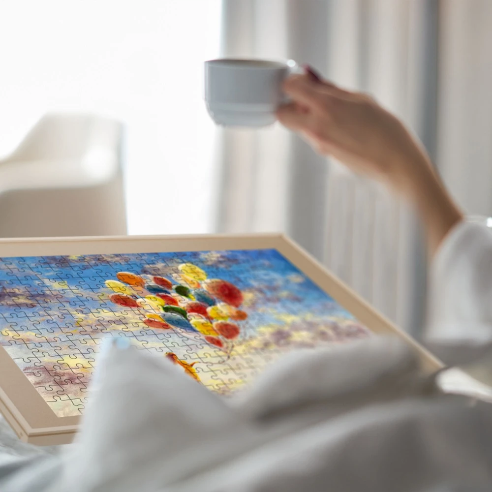 Relaxdays Pakreipiama ir pasukama dėlionių lenta