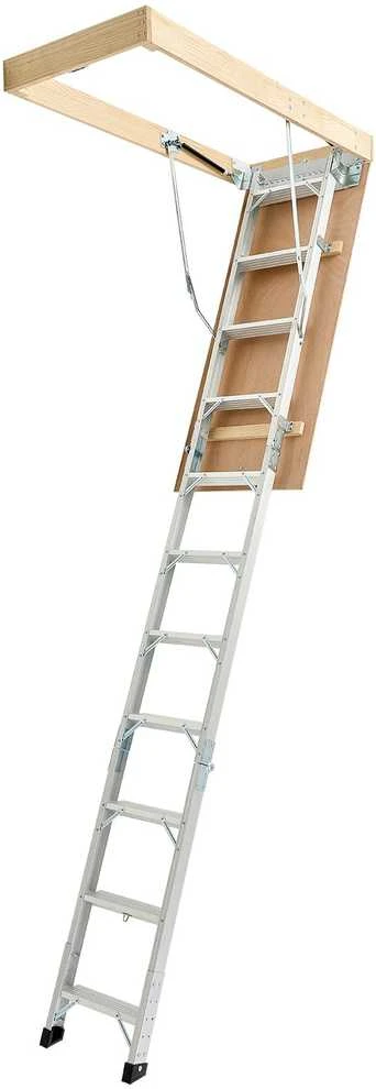 VEVOR Palėpės kopėčios aliuminio 170 kg 3 - 3.13 m