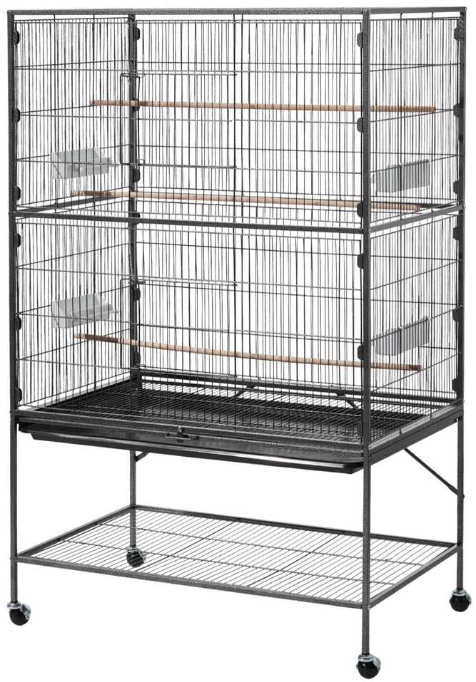 Vevor Paukščių narvas 930 x 580 x 1510 mm su lygiu stogu