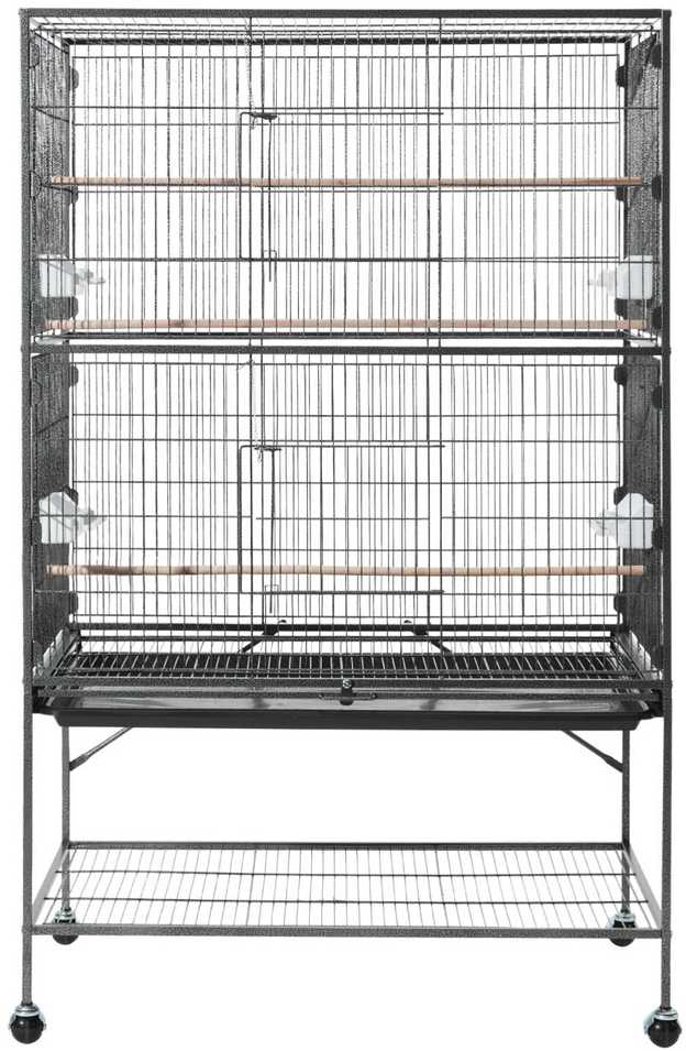Vevor Paukščių narvas 930 x 580 x 1510 mm su lygiu stogu