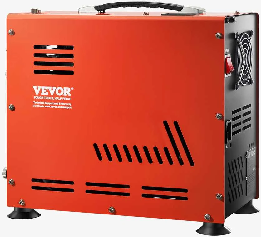 VEVOR PCP oro kompresorius 800W 30Mpa dviejų cilindrų