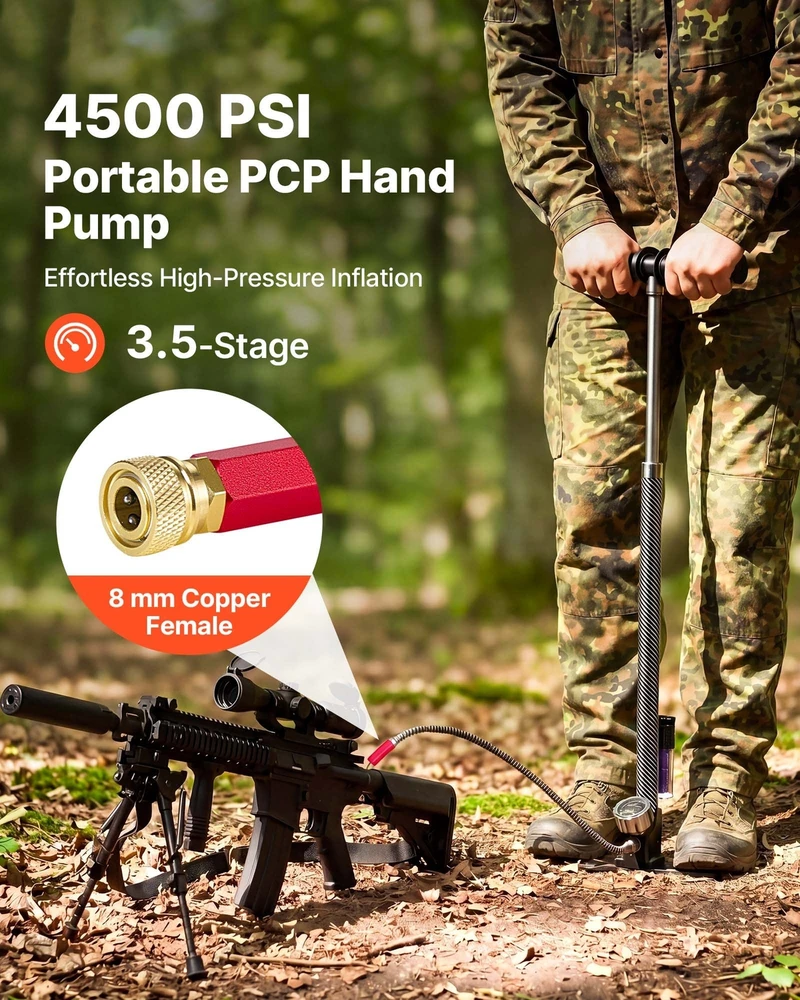 PCP rankinė pompa, 3,5 pakopų