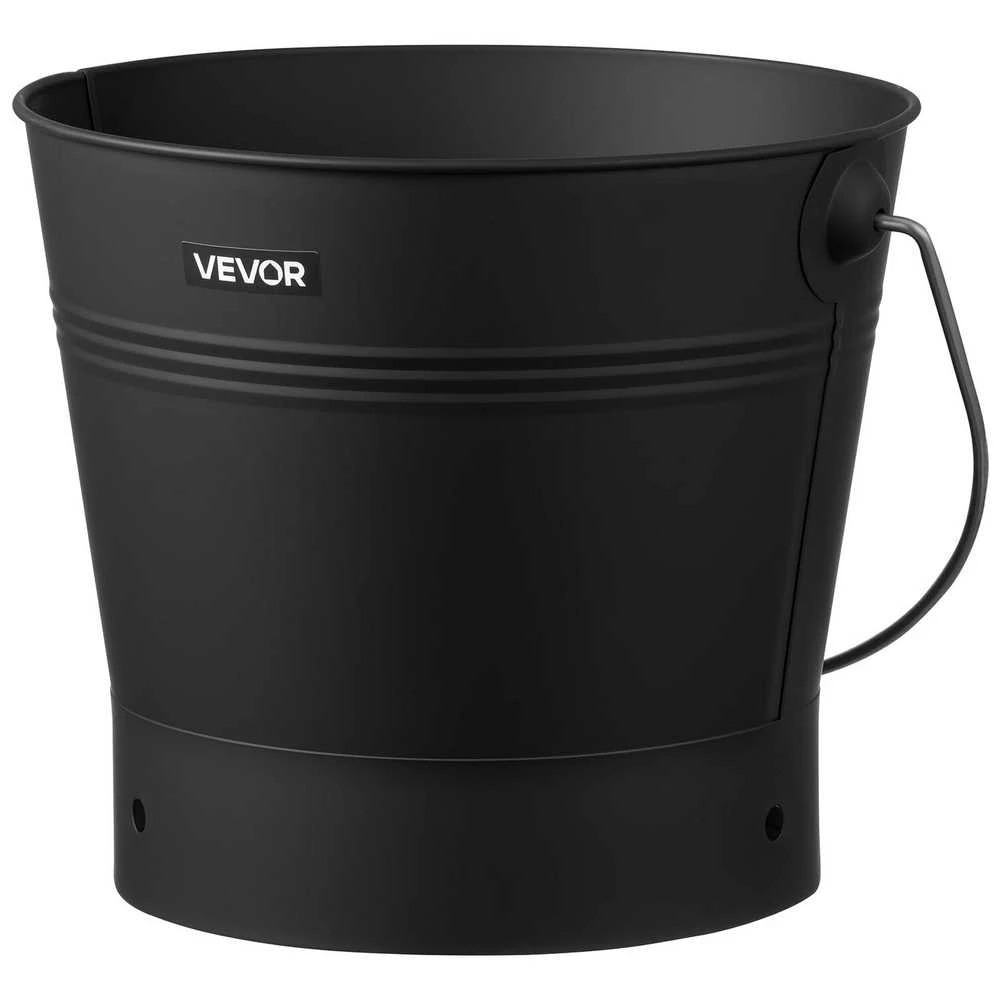 VEVOR Pelenų kibiras su dangčiu ir komplektu