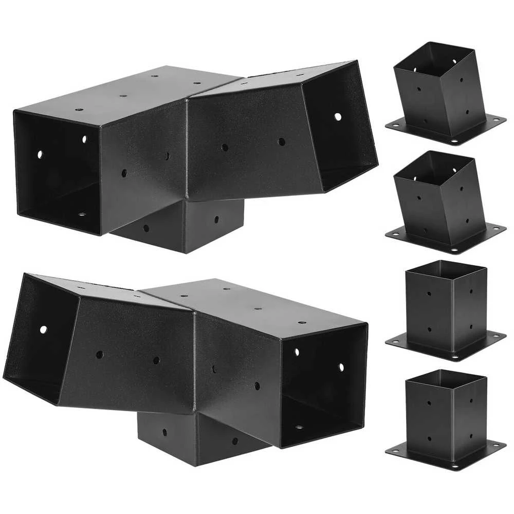 Vevor Pergolės laikiklių rinkinys, 92x92 mm medienai