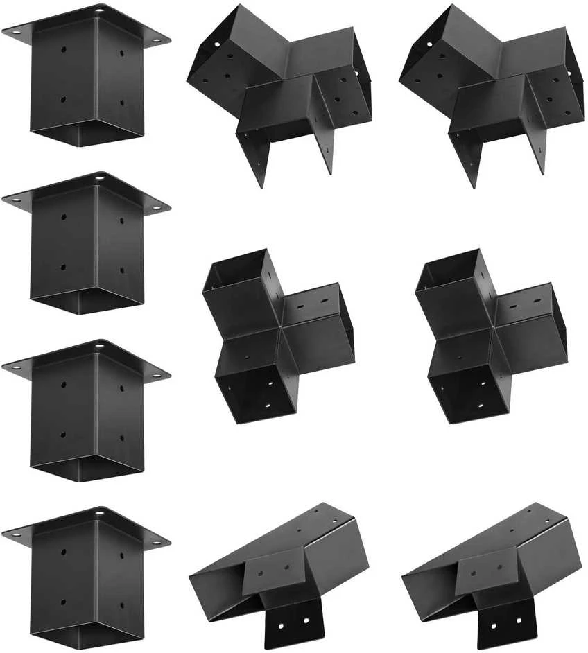 VEVOR Pergolos tvirtinimo elementų rinkinys 9x9 cm