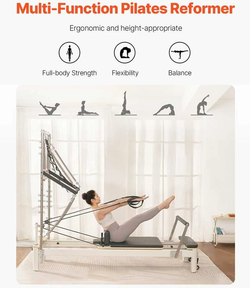 Vevor Pilates reformeris su pasipriešinimu namų sporto salei
