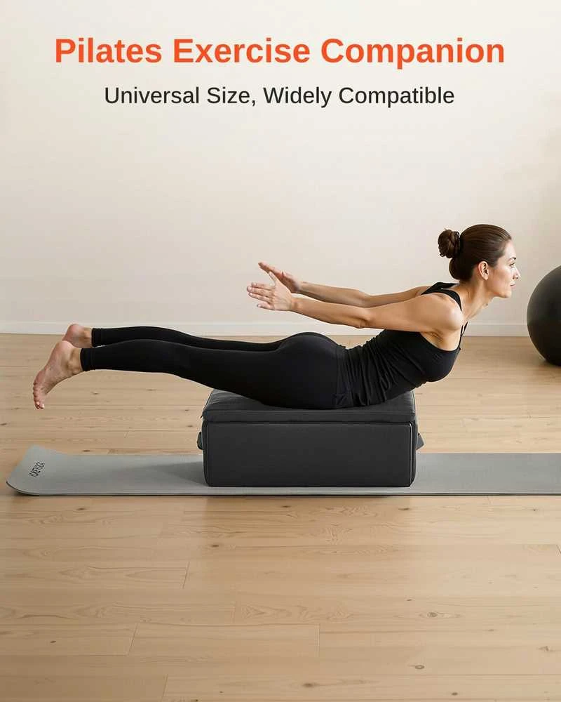 Vevor Pilates treniruokliui skirta dėžė juoda