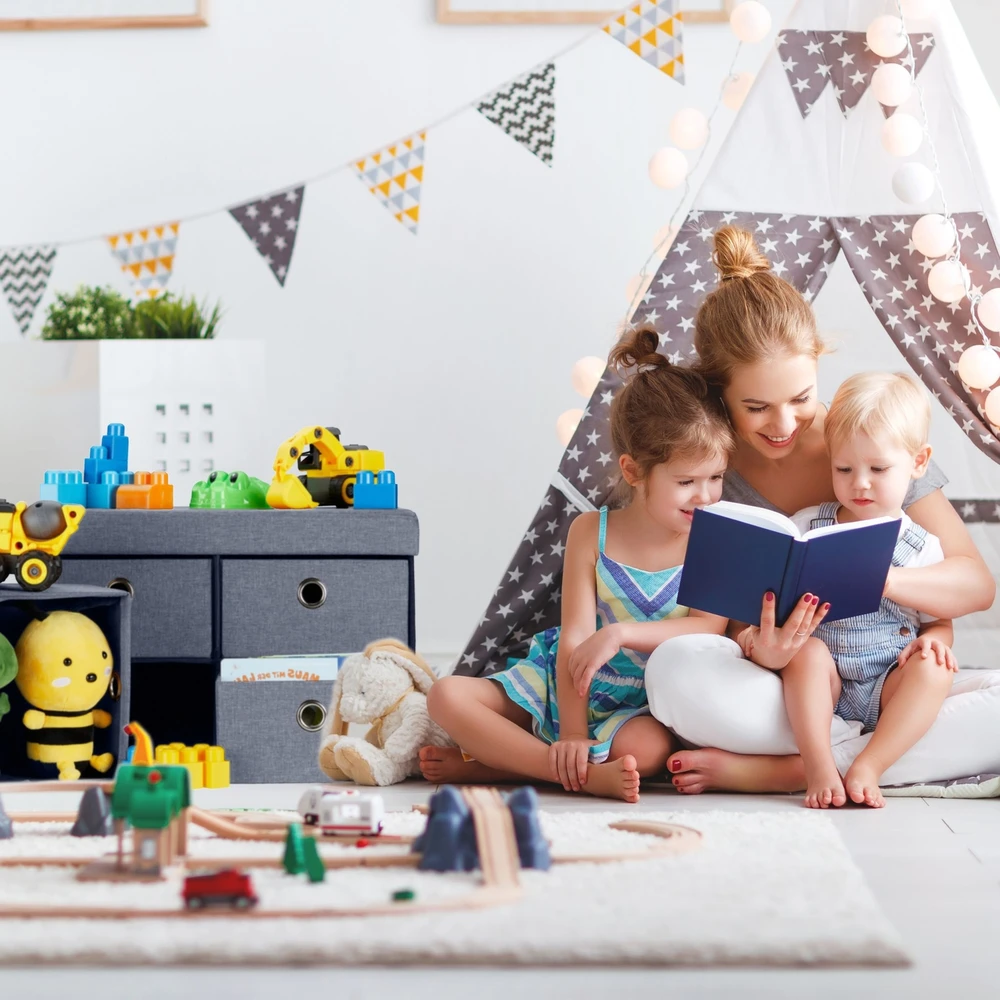 Relaxdays Pilkas suoliukas su daiktų laikymo vieta