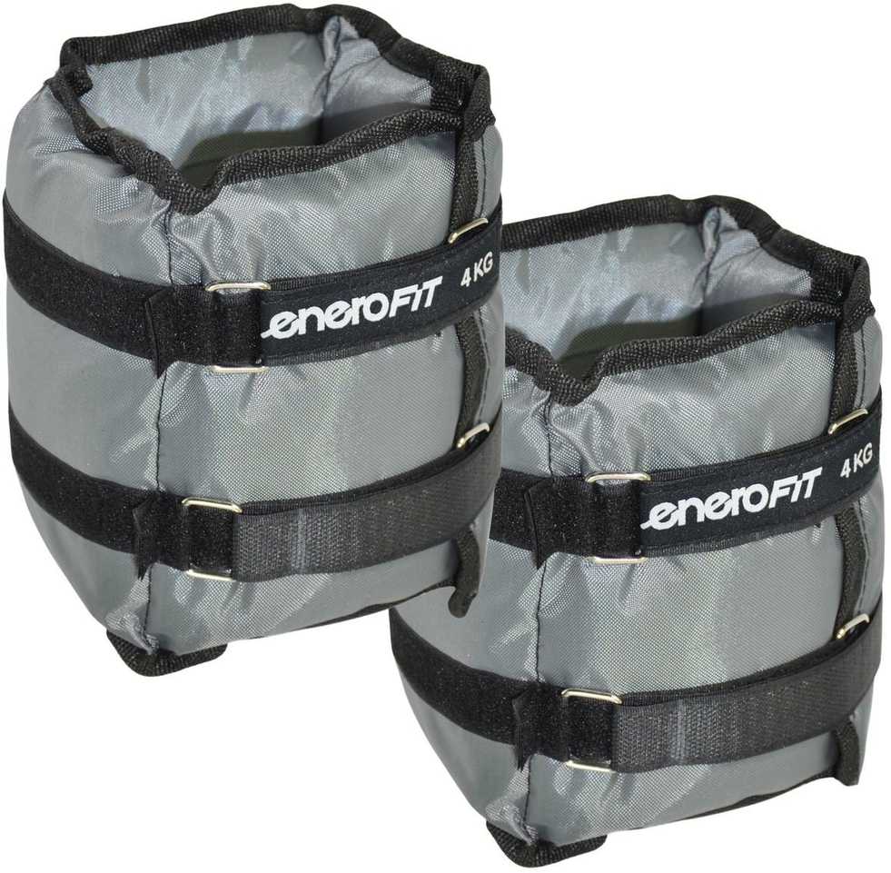 Rankų ir kojų svoriai EB Fit, 8kg (2x4kg), pilki