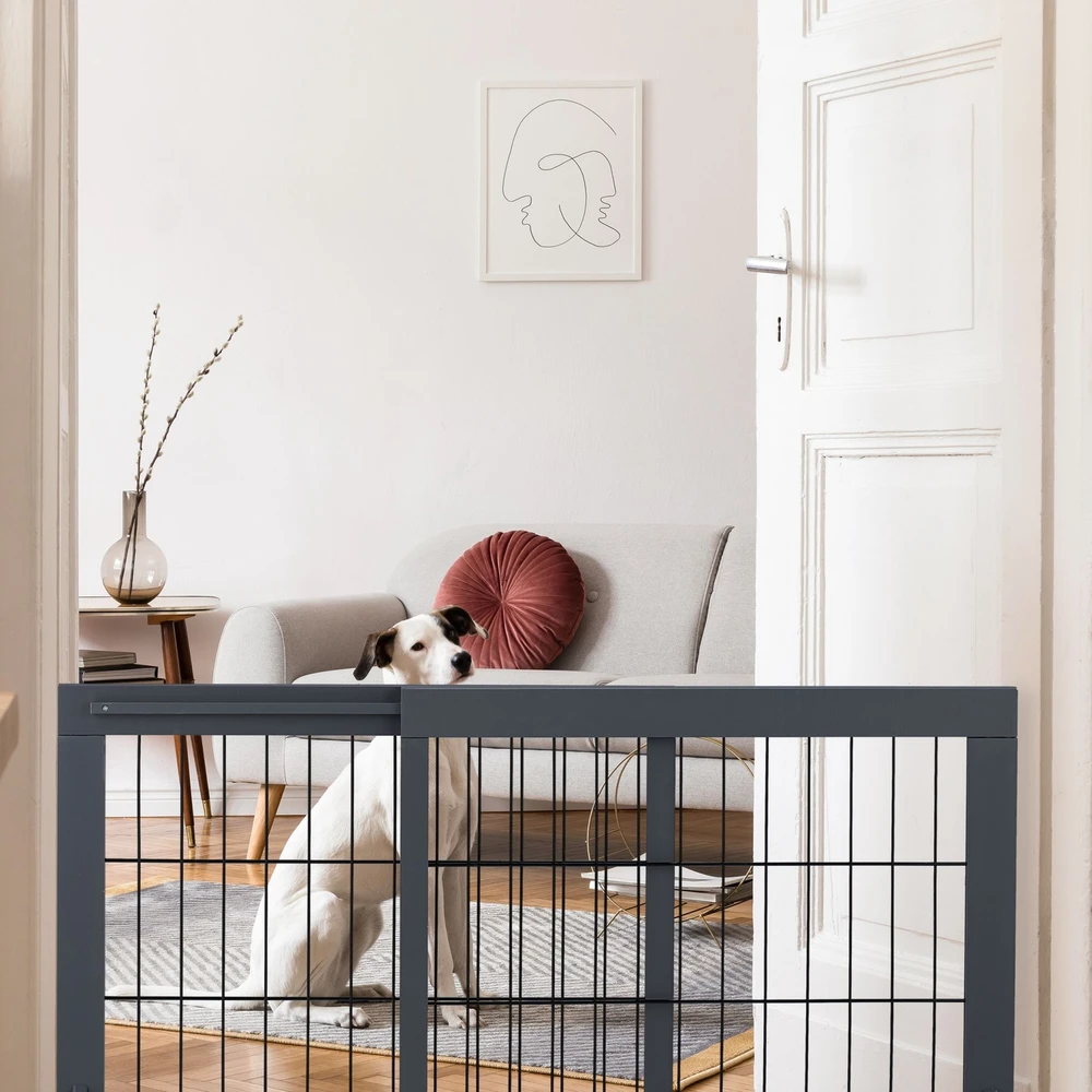 Relaxdays Pilki apsauginiai varteliai 56 cm