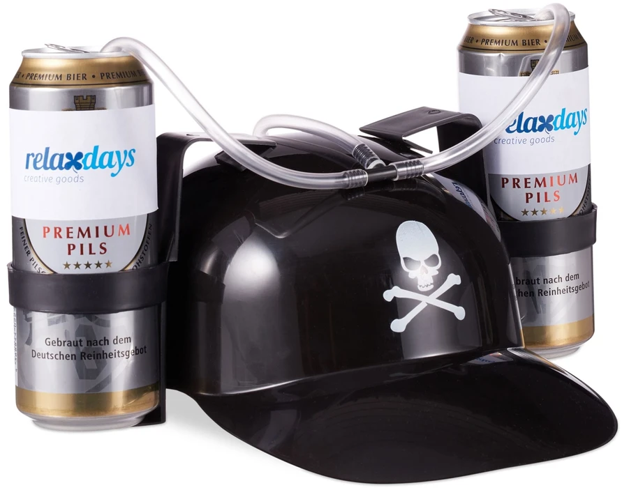 Relaxdays Piratų alaus gėrimo kepurė