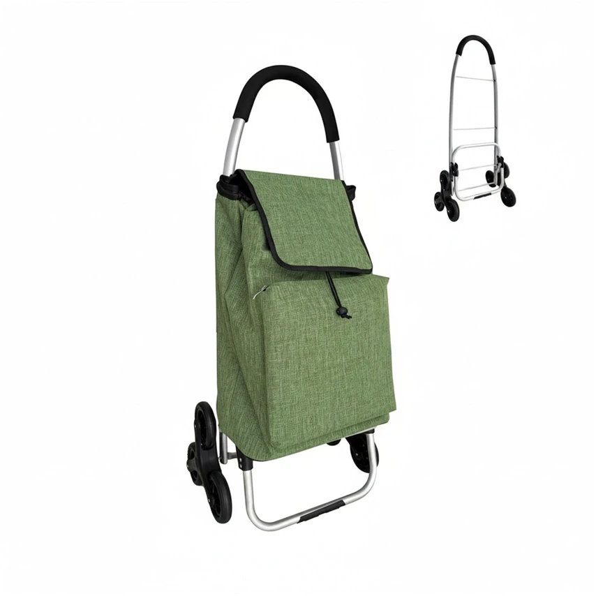 Relaxdays Pirkinių vežimėlis laiptams 45 l