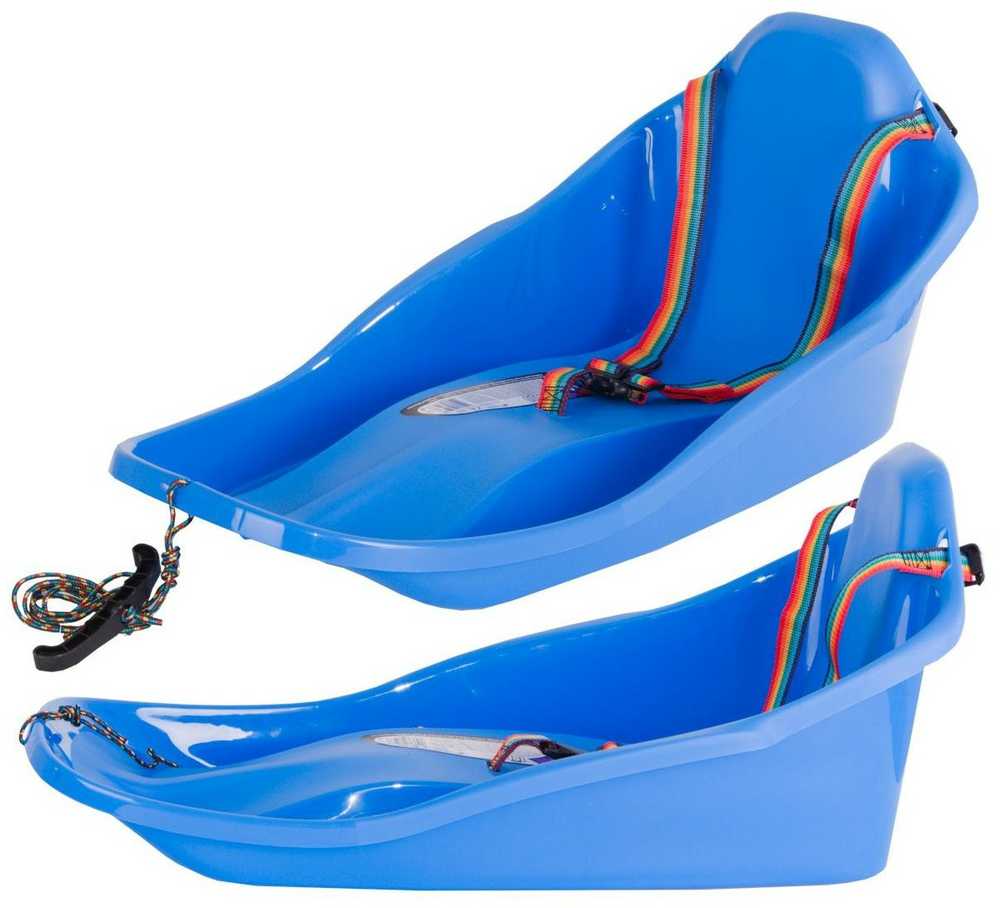 Plastikinės rogės Prosperplast, mėlyna, 72 cm x 37 cm