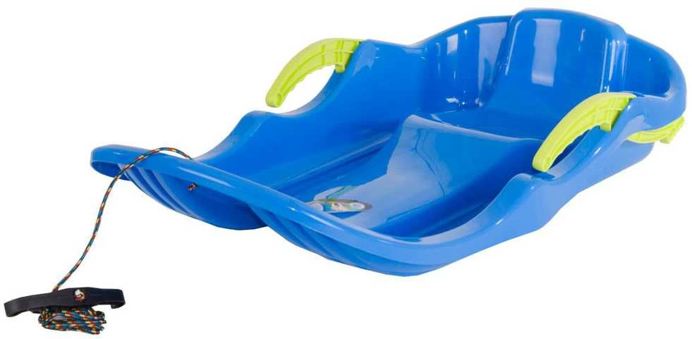 Prosperplast Plastikinės rogės su stabdžiais mėlynos