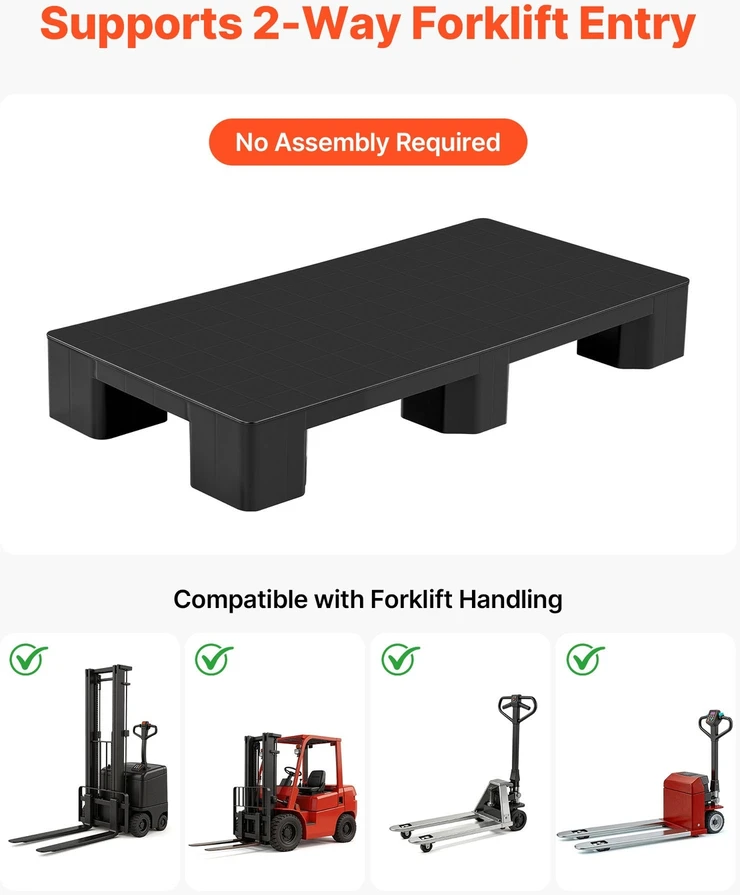 Plastikinis padėklas sandėliavimui, 1000 kg